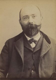 Duprat. François, Louis. 34 ans, né à St-Martin (Gers). Marchand de vins. Anarchiste. 27/4..., 1892. Creator: Alphonse Bertillon