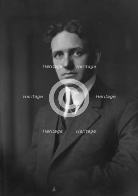 Duquesne, Mr., portrait photograph, 1913. Creator: Arnold Genthe.