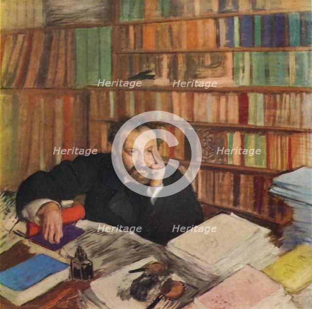 'Duranty', 1879. Artist: Edgar Degas.