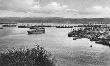 Durban harbour from the Bluff, South Africa