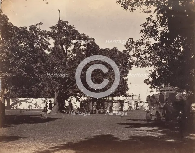 Durbar Held at Governor General's Camp,1859. Creator: Unknown.