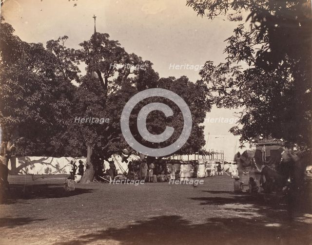 Durbar Held at Governor General's Camp,1859. Creator: Unknown.