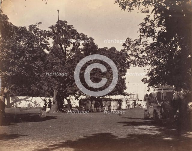 Durbar Held at Governor General's Camp,1859. Creator: Unknown.