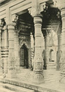 "Durga Mandir" (Monkey Temple), Benares 1898. Creator: Saeed Bros