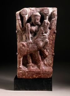 Durga Slaying the Buffalo Demon, c.200. Creator: Unknown