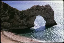 Durdle Door, West Lulworth, Purbeck, Dorset, 1966. Creator: Norman Barnard