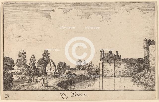 Duren, 1635. Creator: Wenceslaus Hollar.