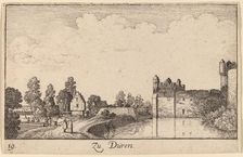 Duren, 1635. Creator: Wenceslaus Hollar