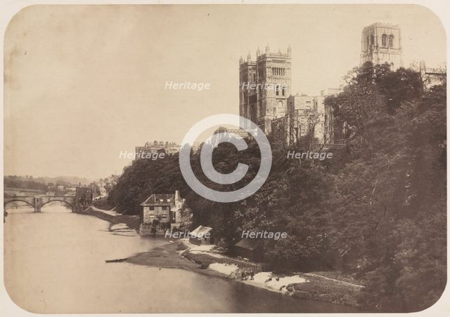 Durham Cathedral, 1858. Creator: Unidentified Photographer.