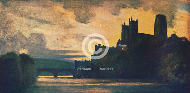 'Durham Cathedral', 1912. Artist: Unknown.