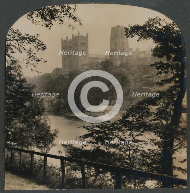 'Durham Cathedral - Viewed from across the River, England', c1910. Creator: Unknown.