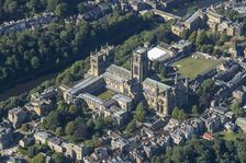 Durham Cathedral and cloister, County Durham, 2024. Creator: Robyn Andrews