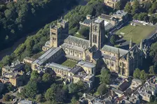 Durham Cathedral and cloister, County Durham, 2024. Creator: Robyn Andrews