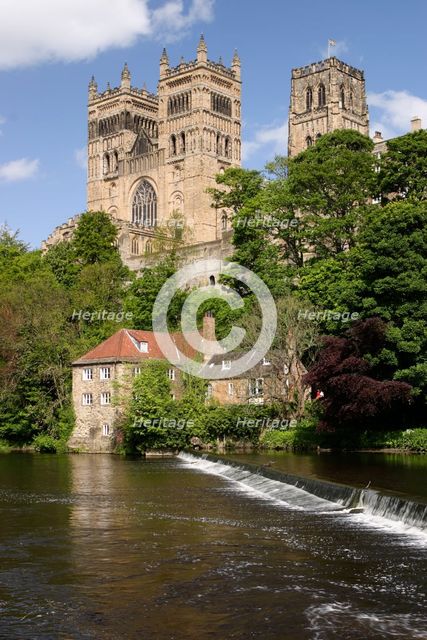 Durham Cathedral and Mill. Creator: Peter Thompson.