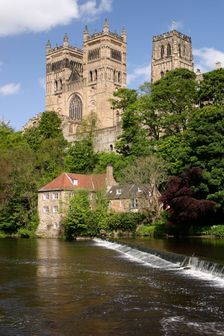 Durham Cathedral and Mill. Creator: Peter Thompson