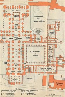 Durham Cathedral c20th Century. Artist: John Bartholomew