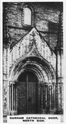 Durham Cathedral door, north side, c1920s