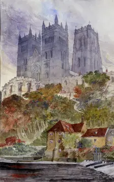 Durham Cathedral, England, 1913. Creator: Cass Gilbert