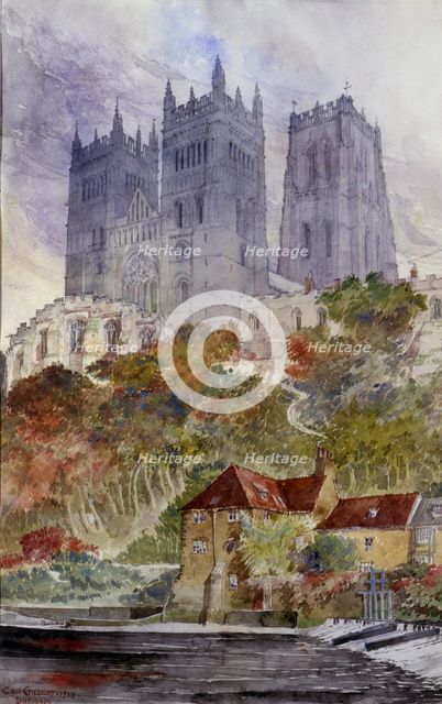 Durham Cathedral, England, 1913. Creator: Cass Gilbert.