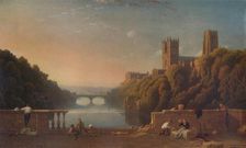 Durham Cathedral from the Prebends Bridge c1832. Artist: George Fennell Robson
