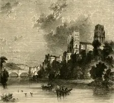 Durham Cathedral from the South-West 1898. Creator: Unknown