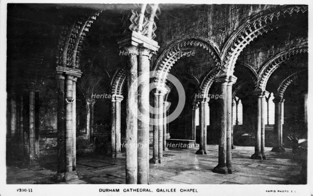 Durham Cathedral, Galilee Chapel. Creator: Unknown.