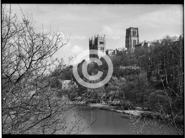 Durham Cathedral, Palace Green, Durham, County Durham, 1948. Creator: Margaret F Harker.