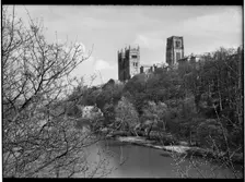 Durham Cathedral, Palace Green, Durham, County Durham, 1948. Creator: Margaret F Harker