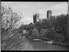 Durham Cathedral, Palace Green, Durham, County Durham, 1948. Creator: Margaret F Harker