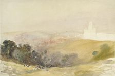 Durham from the Red Hills, 1866-1880 Artist: Alfred William Hunt