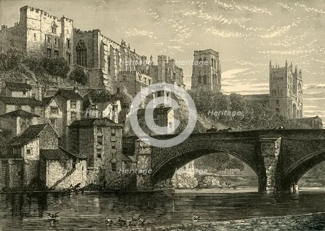 'Durham from the River', 1898. Creator: Unknown.