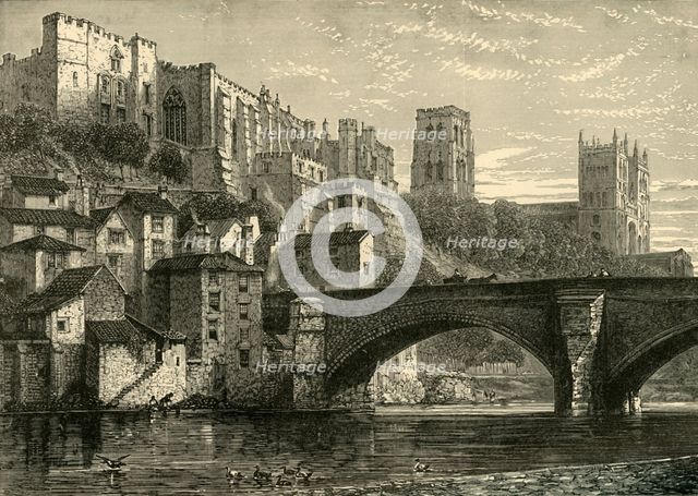 'Durham from the River', 1898. Creator: Unknown.