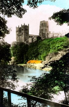 Durham's Triple Towers, 20th Century.Artist: Cavenders Ltd