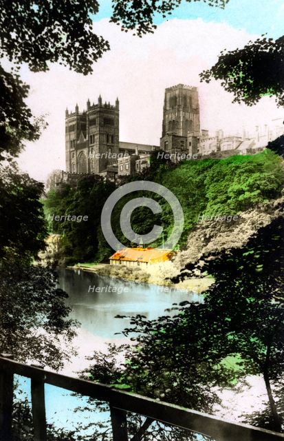 Durham's Triple Towers, 20th Century.Artist: Cavenders Ltd