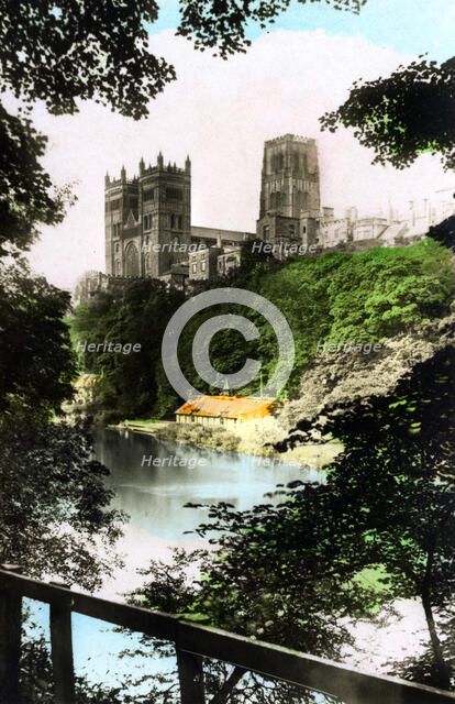 Durham's Triple Towers, 20th Century.Artist: Cavenders Ltd