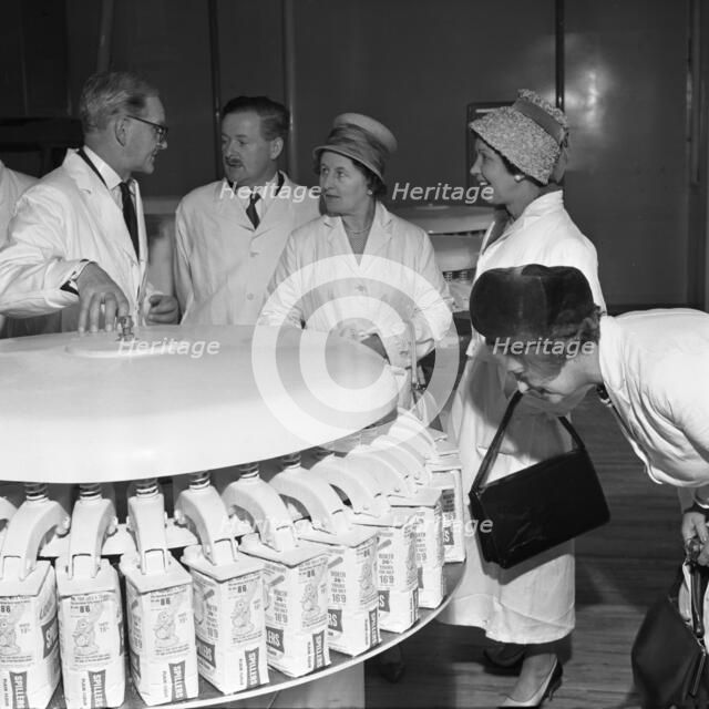 During an open day at Spillers foods in Gainsborough, Lincolnshire, 1962. Artist: Michael Walters