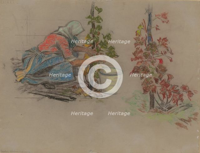 During Harvest, about 1942. Creator: Stefan Polkorab.