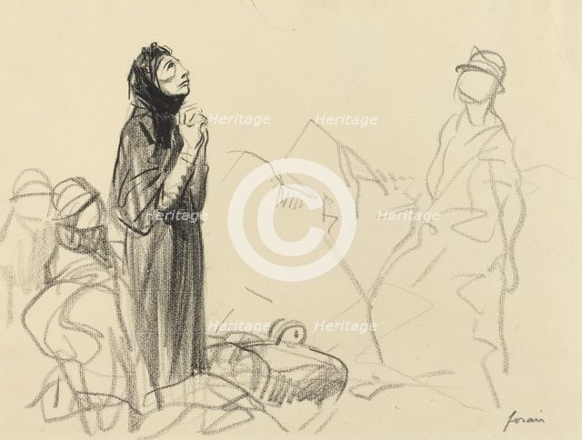 During the Armistice, c. 1914/1919. Creator: Jean Louis Forain.
