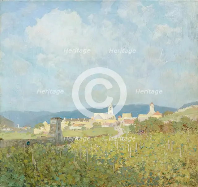 Dürnstein in the Wachau, 1930. Creator: Anton Hans Karlinsky.