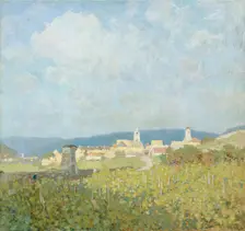 Dürnstein in the Wachau, 1930. Creator: Anton Hans Karlinsky