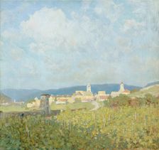 Dürnstein in the Wachau, 1930. Creator: Anton Hans Karlinsky