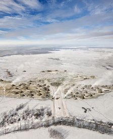 Durrington Walls, Wiltshire, c2500 BC (2013). Artist: Peter Lorimer