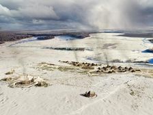 Durrington Walls, Wiltshire, c2500 BC (2013). Artist: Peter Lorimer