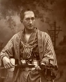 Durward Lely, Scottish opera singer, in Gilbert and Sullivan's The Mikado 1887. Artist: Ernest Barraud