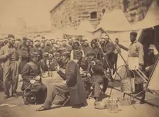 Duryea Zouaves, Fort Schuyler Adjutant's Mess, May 18, 1861. Creator: Stacy