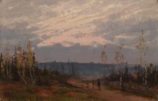 Dusky Autumn Landscape, 1875. Creator: Fanny Churberg
