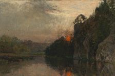 Dusk, 1888. Creator: Alfred Wahlberg