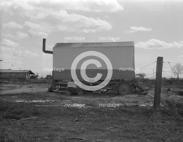 Dust bowl refugees living in camps in California, 1936. Creator: Dorothea Lange.