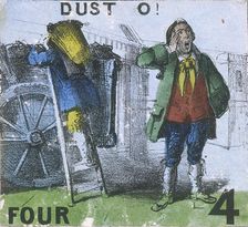 Dust O! Cries of London, c1840. Artist: TH Jones