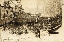 Dusty Millers, 1877. Creator: Francis Seymour Haden